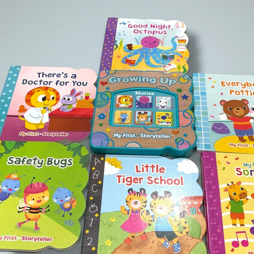 My First Storyteller Growing Up Interactive Electronic Book Toddler Learning Set